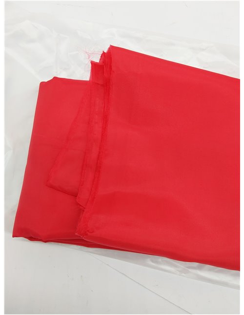 IPEA Tejido de Forro 200 x 150 cm color Rojo - Made in Italy – Tejido al Metro para Costura, Ropa, Forros, Chaquetas, Pantalones