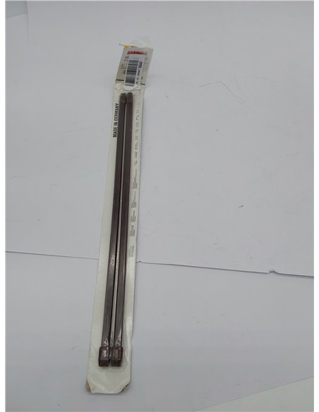 GARDINIA Barra para cortinas, Plástico, Marrón, 40-65 cm, 2