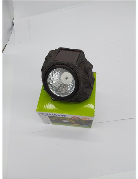 VELAMP Piedra solar de 3 LED 