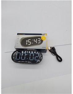 TFA Dostmann - Despertador Digital con números de luz LED 2