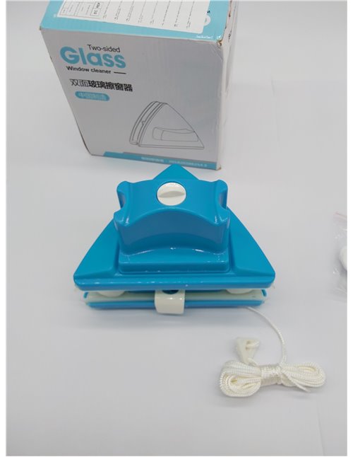 Ovshnrr Limpiador de Cristal de Doble Cara Limpiador de Ventana magnético 5 Archivos Cepillo de Limpieza Ajustable para con Gros