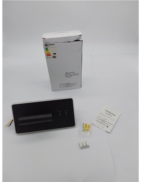 AIRTWESD Lámpara de lectura LED Luces de cabecera Apliques de Dormitorio para interiores Bañador de pared Lámpara de cama de par
