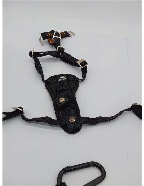 Kurgo Tru-Fit Arnés para Perro, Arnés de Paseo para Perros, Anillo en D para Entrenamiento sin Tirones, Incluye Mosquetón de Seg