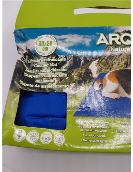 Arquivet- Alfombra refrescante para Perros y Gatos 50x90, Alfombra autorefrigerante, Pet Cooling Mat, Alfombra refrescante para 