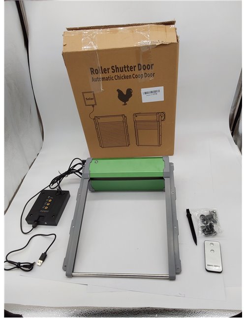 Puerta automatica de gallinero