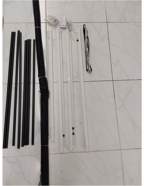 Schellenberg 70476 Marco telescópico Click & Protect para mosquitera, máx. 130 x 140 cm, blanco