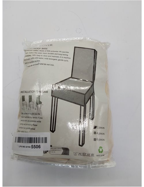 CYCMACO Fundas Sillas De Comedor Terciopelo Pack 2, Funda De Sillas Ajustables Y Elasticas, Universal Chair Cover Lavables Banqu