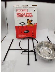 Caldex - Cuenco comedero sobre Soporte con Patas - 300 mm/1600 ml 2
