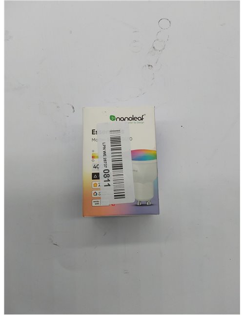Nanoleaf - Bombilla Inteligente Essentials Smart GU10 Matter (NF080B02-1GU10), 16 Millones de Colores, 5W, 1 Unidad 