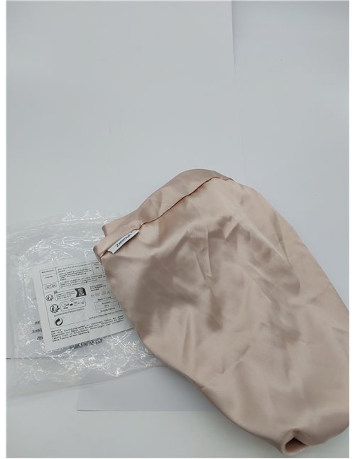 Satén Funda para Almohada de Espuma Viscoelastica, Satin Funda para Almohadas Ergonómico, Suave, con Cremallera Invisible, Color