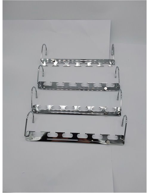 Sindax Telescópica Perchas Ahorra Espacio para Ropa, De 6 a 9 Hoyos Inoxidable Metálicas Mágico Percha Ropa Organizador Multiple