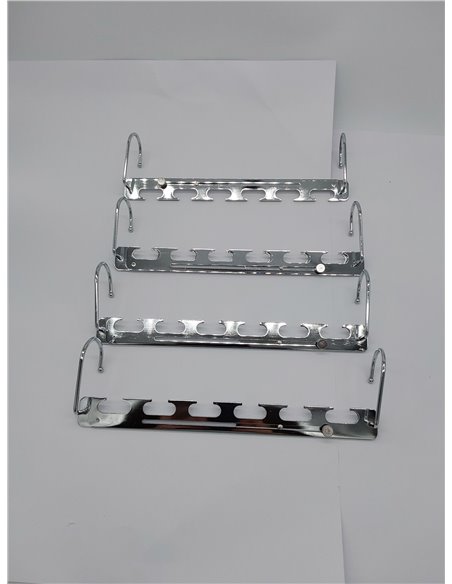 Sindax Telescópica Perchas Ahorra Espacio para Ropa, De 6 a 9 Hoyos Inoxidable Metálicas Mágico Percha Ropa Organizador Multiple