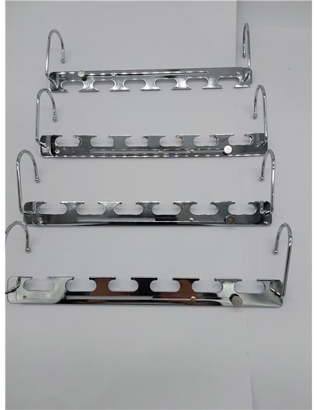 Sindax Telescópica Perchas Ahorra Espacio para Ropa, De 6 a 9 Hoyos Inoxidable Metálicas Mágico Percha Ropa Organizador Multiple