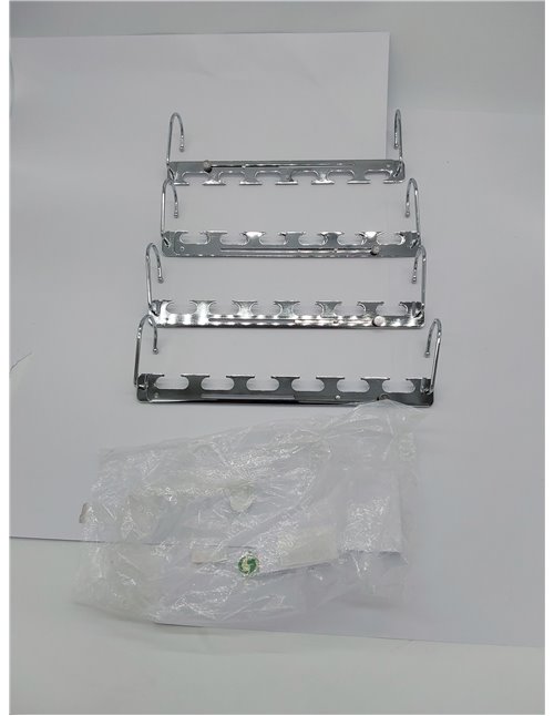 Sindax Telescópica Perchas Ahorra Espacio para Ropa, De 6 a 9 Hoyos Inoxidable Metálicas Mágico Percha Ropa Organizador Multiple