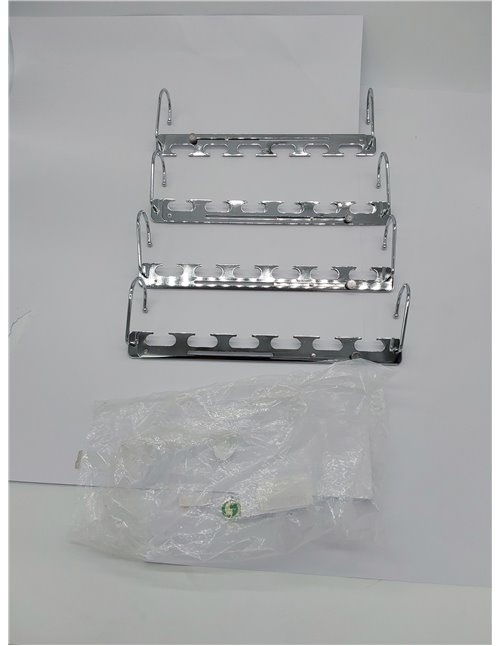 Sindax Telescópica Perchas Ahorra Espacio para Ropa, De 6 a 9 Hoyos Inoxidable Metálicas Mágico Percha Ropa Organizador Multiple