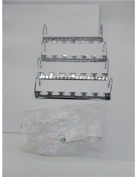 Sindax Telescópica Perchas Ahorra Espacio para Ropa, De 6 a 9 Hoyos Inoxidable Metálicas Mágico Percha Ropa Organizador Multiple