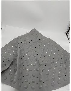 BWBIKE Alfombrilla de Ducha de Esquina 70x70 cm Antideslizante con Ventosas 2