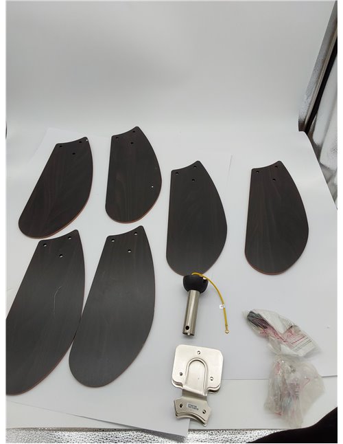 Bestron Ventilador de techo con iluminación, 3 niveles de velocidad y gran envergadura de 75 cm de diámetro, incluye función ver