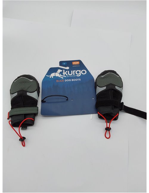 Kurgo Blaze Cross Dog - Zapatos para Perros para Todo el Año, Protectores de Patas para Perros, Resistente al Agua, Reflectante,