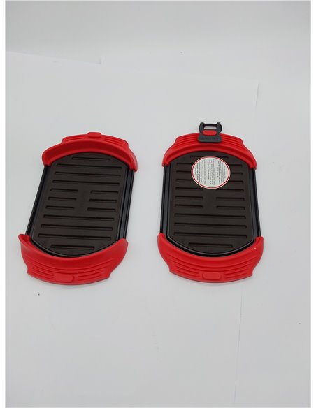 Lékué Parrilla/Grill especial para cocinar en microondas, Microwave grill 1,2 pers. Rojo y Negro, 25 x 15 cm