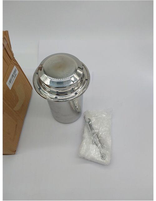 XMRISE - Cápsula de tiempo impermeable de acero inoxidable, resistente a la corrosión, duradera, con cierre, recipiente para el 