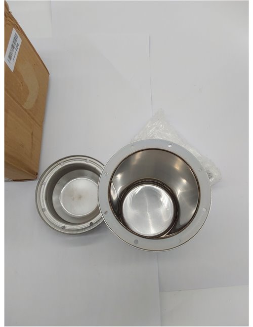 XMRISE - Cápsula de tiempo impermeable de acero inoxidable, resistente a la corrosión, duradera, con cierre, recipiente para el 