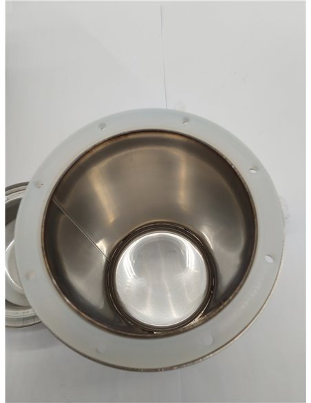 XMRISE - Cápsula de tiempo impermeable de acero inoxidable, resistente a la corrosión, duradera, con cierre, recipiente para el 