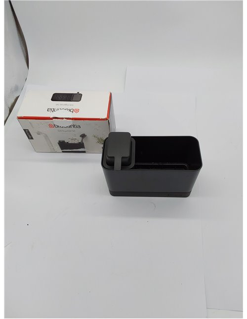 Brabantia Organizador de vajilla de plástico gris oscuro, talla única 
