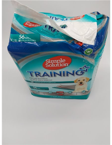 Simple Solution Almohadillas de adiestramiento premium para perros y cachorros, paquete de 56