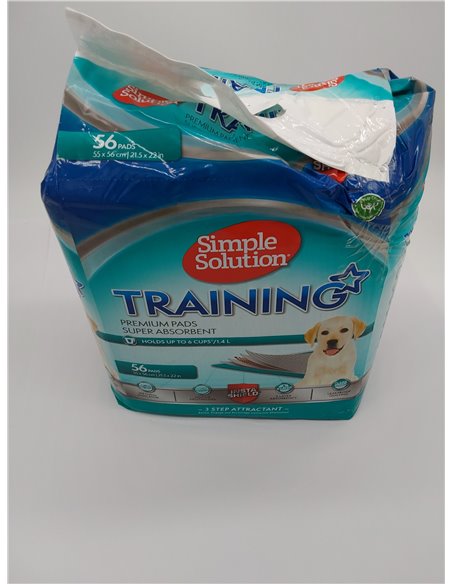 Simple Solution Almohadillas de adiestramiento premium para perros y cachorros, paquete de 56