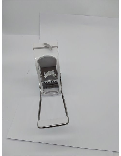 KitchenCraft Astillador de patatas, Cortador profesional de patatas fritas, Plástico y acero inoxidable, 23,5 x 10,5 x 12 cm, Bl