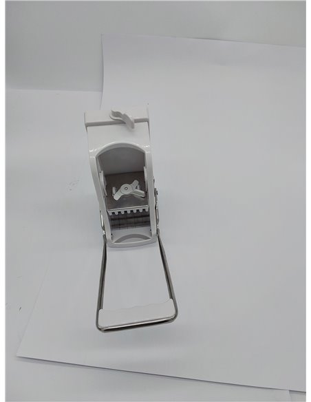 KitchenCraft Astillador de patatas, Cortador profesional de patatas fritas, Plástico y acero inoxidable, 23,5 x 10,5 x 12 cm, Bl