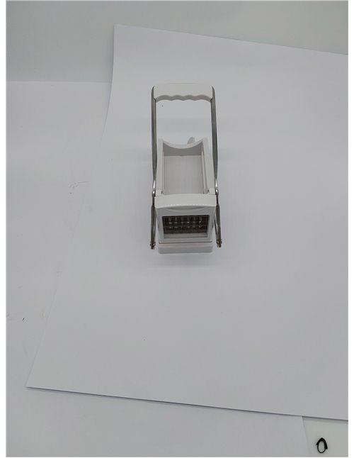 KitchenCraft Astillador de patatas, Cortador profesional de patatas fritas, Plástico y acero inoxidable, 23,5 x 10,5 x 12 cm, Bl