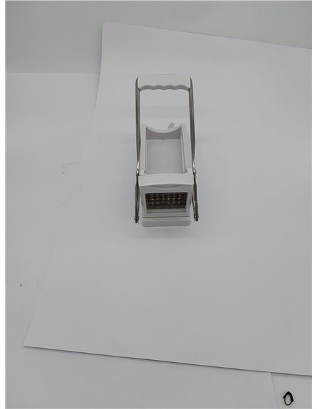 KitchenCraft Astillador de patatas, Cortador profesional de patatas fritas, Plástico y acero inoxidable, 23,5 x 10,5 x 12 cm, Bl