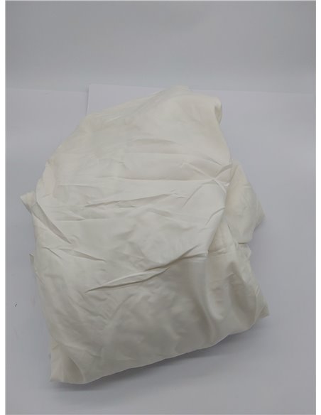 Amazon Basics Sabana Bajera Ajustable, 180 x 200 x 30 cm, de Poliéster Microfibra, Crema 