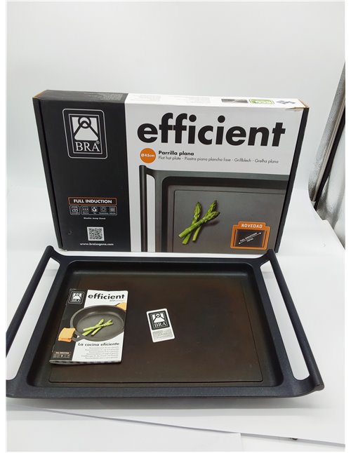 BRA Plancha Lisa Aluminio Fundido Efficient 45 Cm Induccion       