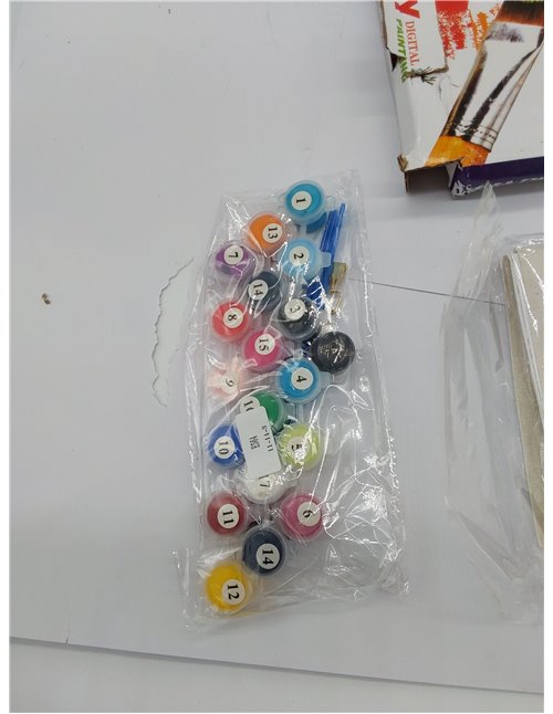 ZITFRI DIY Pintura por Numeros, Adultos y Niños, 40x50cm Cuadros, Kit con Pinceles y Pinturas Acrilicos, Lienzos para Pintar, De