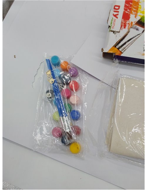 ZITFRI DIY Pintura por Numeros, Adultos y Niños, 40x50cm Cuadros, Kit con Pinceles y Pinturas Acrilicos, Lienzos para Pintar, De