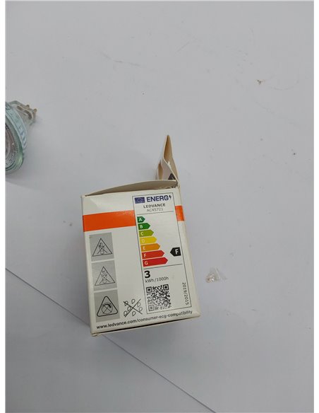 OSRAM Star Reflector LED para casquillo GU5.3, cristal transparente, blanco frío (4000 K), 210 lúmenes, repuesto para bombillas 