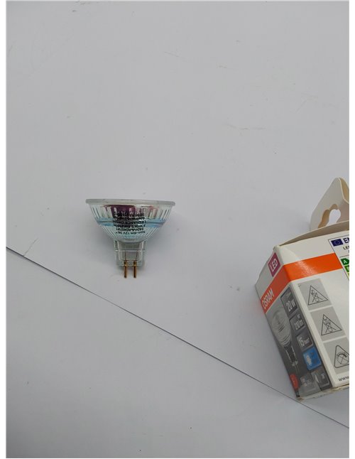 OSRAM Star Reflector LED para casquillo GU5.3, cristal transparente, blanco frío (4000 K), 210 lúmenes, repuesto para bombillas 