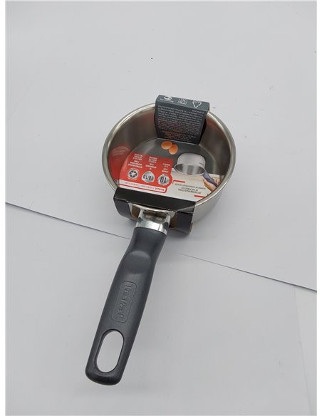Tefal Daily Cook - Cazo de 12 cm, Apto inducción, sin antiadherente, capacidad de 0,4L, base reforzada, apto lavavajillas y horn