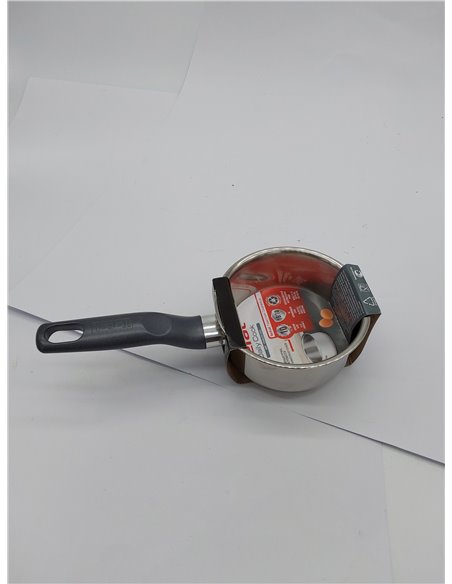 Tefal Daily Cook - Cazo de 12 cm, Apto inducción, sin antiadherente, capacidad de 0,4L, base reforzada, apto lavavajillas y horn