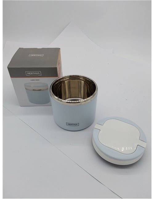 NERTHUS FIH 753 - Recipiente para solidos azul pastel para niños de 700 ml de capacidad