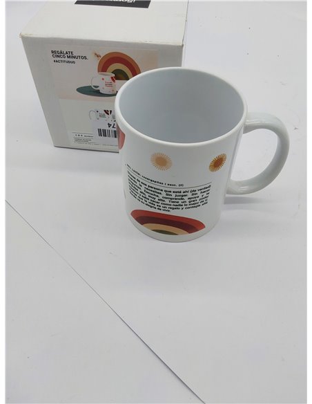 UO Taza de Regalo con Mensaje Persona Vitamina, Regalo para Amigas, 350 ml, Cerámica 