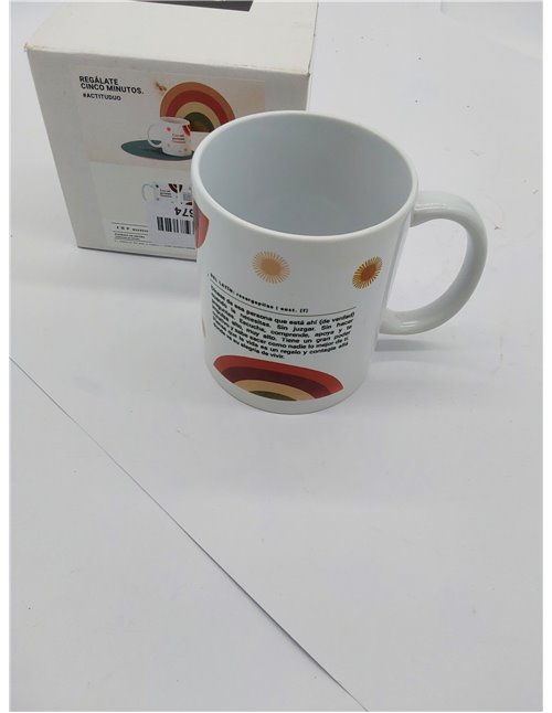 UO Taza de Regalo con Mensaje Persona Vitamina, Regalo para Amigas, 350 ml, Cerámica 