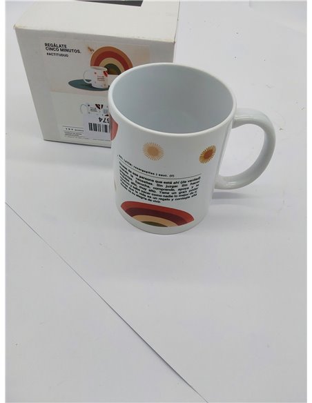 UO Taza de Regalo con Mensaje Persona Vitamina, Regalo para Amigas, 350 ml, Cerámica 