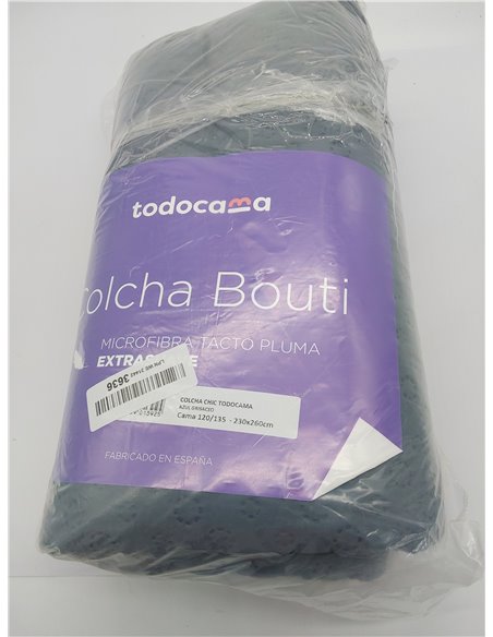 Todocama – Colcha boutí Fina (230x260cm) con diseño piqué, para Primavera, Verano, otoño e Invierno. 100% Microfibra Extra Suave
