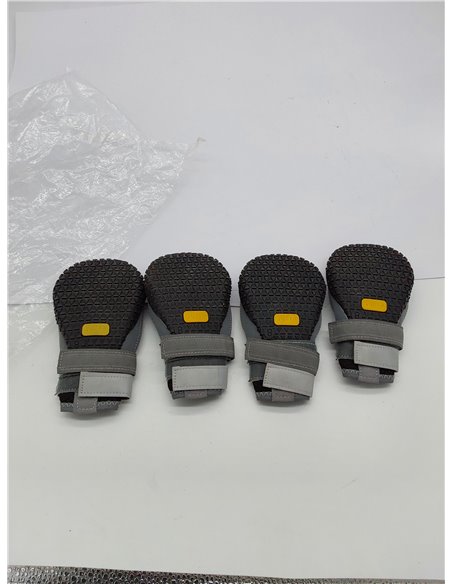4 Escarpines Antideslizantes para Perros, Zapatos para Perros Medianos y Grandes con Correas Reflectantes, Protector De Patas pa