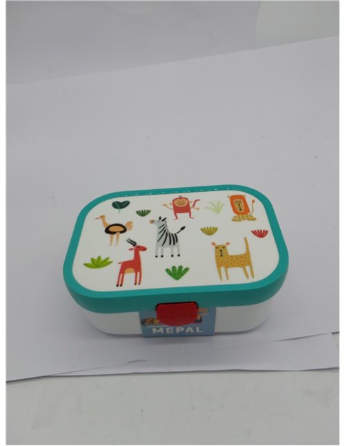 Mepal - Fiambrera Campus - Bento Box para Niños - Lonchera con Compartimento Bento y Tenedor - Fiambrera con Cierre de Clip - Si