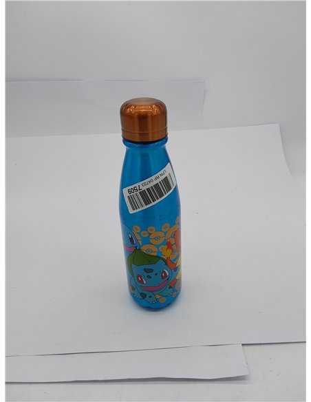 Botella de agua reutilizable de aluminio infantil de 600 ml de Pokemon 